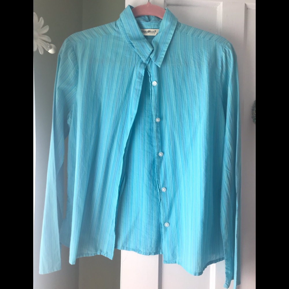 Long sleeve transition blouse